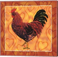 Framed Rooster 4