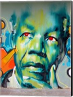 Framed Graffiti de Mandela