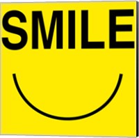 Framed Smile - Yellow