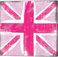 Framed Union Jack Pink