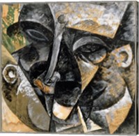 Framed Dynamism of Man's Head 1914