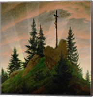 Framed Cross in the Mountains  1807-1808