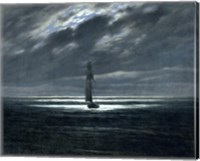 Framed Sea-Piece by Moonlight