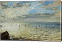 Framed Sea Seen from Dieppe, c. 1852