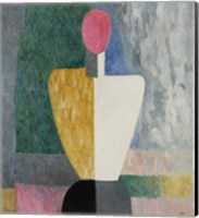 Framed Bust (Figure with a Pink Face), c. 1923