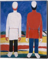 Framed Two Male Figures, 1928-1932