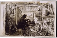 Framed Studio On The Boat,  c. 1860