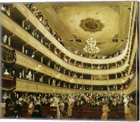 Framed Auditorium In The ""Altes Burgtheater"", 1888