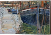 Framed Boats Mirrored In The Water, 1908