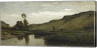Framed Large Valley Of Optevoz, 1857