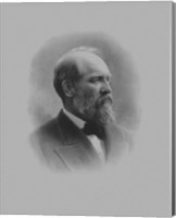 Framed President James Garfield