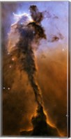 Framed Stellar Spire in the Eagle Nebula