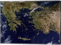 Framed Greece and Turkey