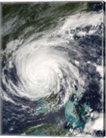 Framed Hurricane Jeanne