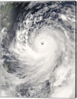 Framed Super Typhoon Man-Yi