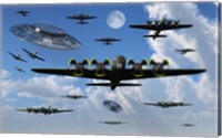 Framed UFO Sightings during World War II
