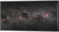 Framed Southern Cross Pointers in the Milky Way