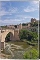 Framed St Martin's Bridge, Tagus River, Toledo, Spain