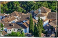 Framed Rooftops of the Albayzin district, Granada, Spain