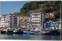 Framed Commercial Fishing Port, Village of Pasai San Pedro, Spain