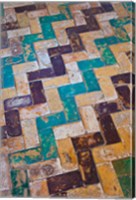 Framed Moorish Tiles, The Alcazar, Seville, Spain