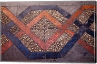 Framed Spain, Andalusia, Malaga Province, Ronda Decorative Tile Floor