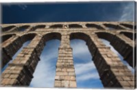 Framed Spain, Castilla y Leon, Segovia, Roman Aqueduct
