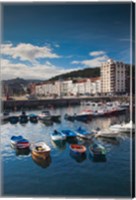 Framed Town And Harbor View, Castro-Urdiales, Spain
