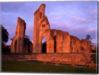 Framed Glastonbury Abbey, England