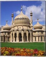 Framed Royal Pavilion in Brighton, East Sussex, England