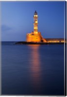 Framed Chania Lighthouse, Crete, Chania, Greece