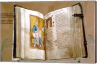 Framed Lectionary, Christianity, Byzantine Museum, Athens, Greece