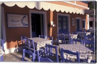 Framed Outdoor Restaurant, Kefallonia, Ionian Islands, Greece