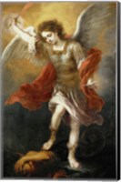Framed Archangel Michael Hurls the Devil into the Abyss, c. 1665-1668