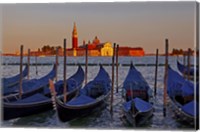 Framed Gondolas at Sunset