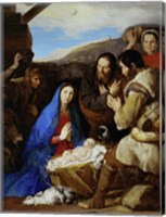 Framed Adoration of the Shepherds