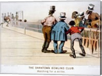 Framed Darktown Bowling Club: Watching for a Strike
