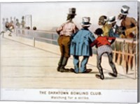Framed Darktown Bowling Club: Watching for a Strike