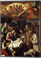 Framed Adoration of the Shepherds, 1638