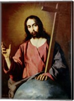 Framed Savior Blessing. 1638