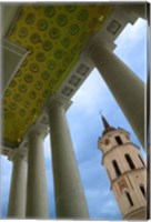 Framed Bell Tower of the Cathedral, Vilnius, Lithuania