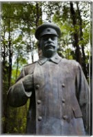 Framed Lithuania, Grutas Park, Statue Joseph Stalin III
