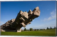 Framed Ninth Fort Monument, Kaunas, Central Lithuania, Lithuania