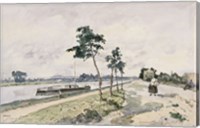 Framed Seine at Argenteuil,  c. 1867