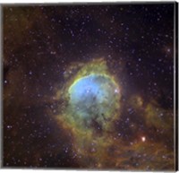 Framed NGC 3324, also known as the Gabriela Mistral Nebula located in the Constellation Eta Carinae