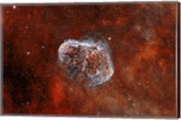 Framed Crescent Nebula with Soap-Bubble Nebula I