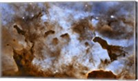 Framed Carina Nebula Star-Forming Pillars