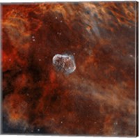 Framed Crescent Nebula with Soap-Bubble Nebula II