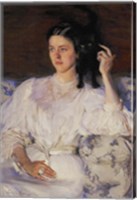 Framed Young Woman With Cat, 1893-94