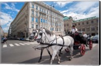 Framed Horse Drawn Carriage in Vienna